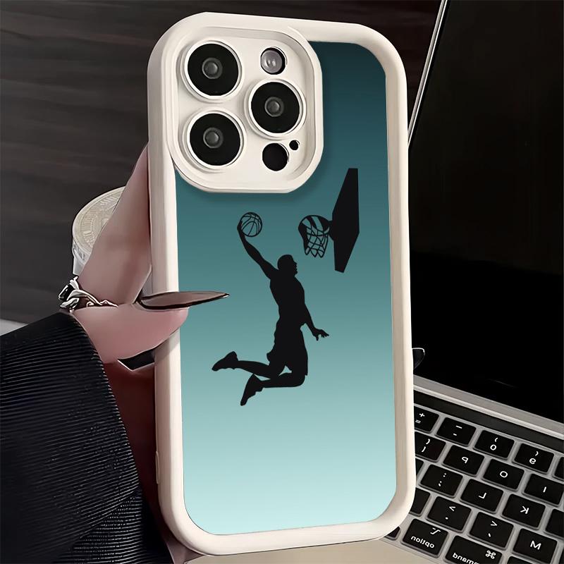 Phone Case for iPhone 17 Air 16E 15 16 Pro Max Basketball Sports Aesthetics Cover 14 Plus 13 12 Mini Soft Shell Silicone Fundas