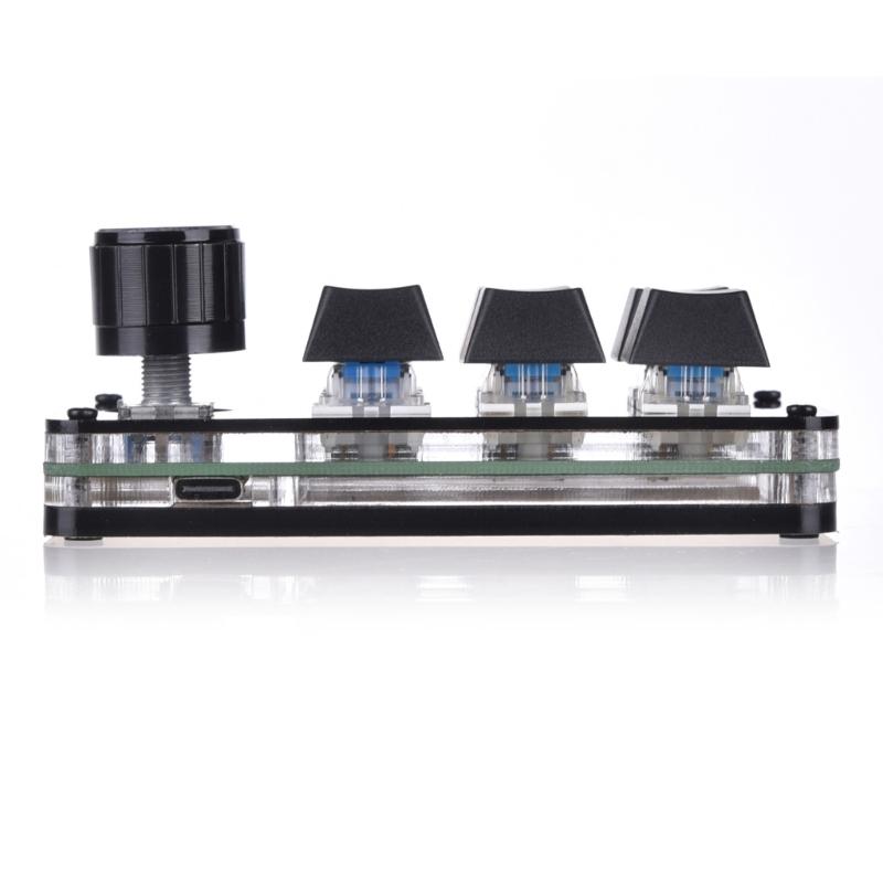 Macro Keyboard Programming Keypad 6 Key 1 Knob Mechanical Keyboard  Button Pad For Hot Swap Gaming Y Keypad