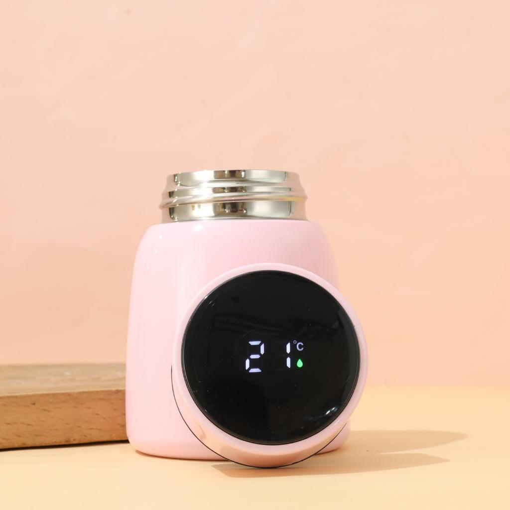 Piccola mini tazza termica di alta qualità in acciaio inossidabile 304 per coppia, uso domestico, display della temperatura, tazza a doppio strato, tazza per stufato di tremella