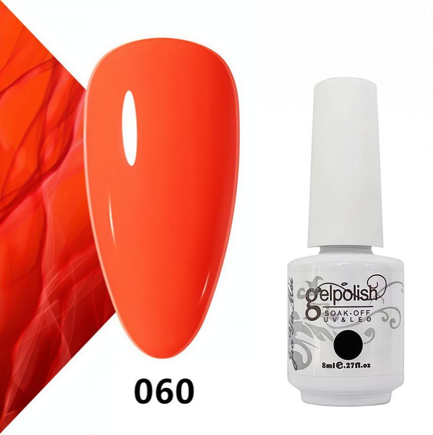 Amber Gel Polish Set: Gel Polish Manicure Kit with Whitening, Base Coat, and Sealer.