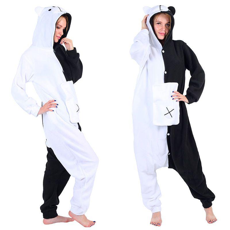 Gemütlicher Danganronpa Monokuma Unisex Schlafanzug Overall Für Ein Bequemes Schlaferlebnis