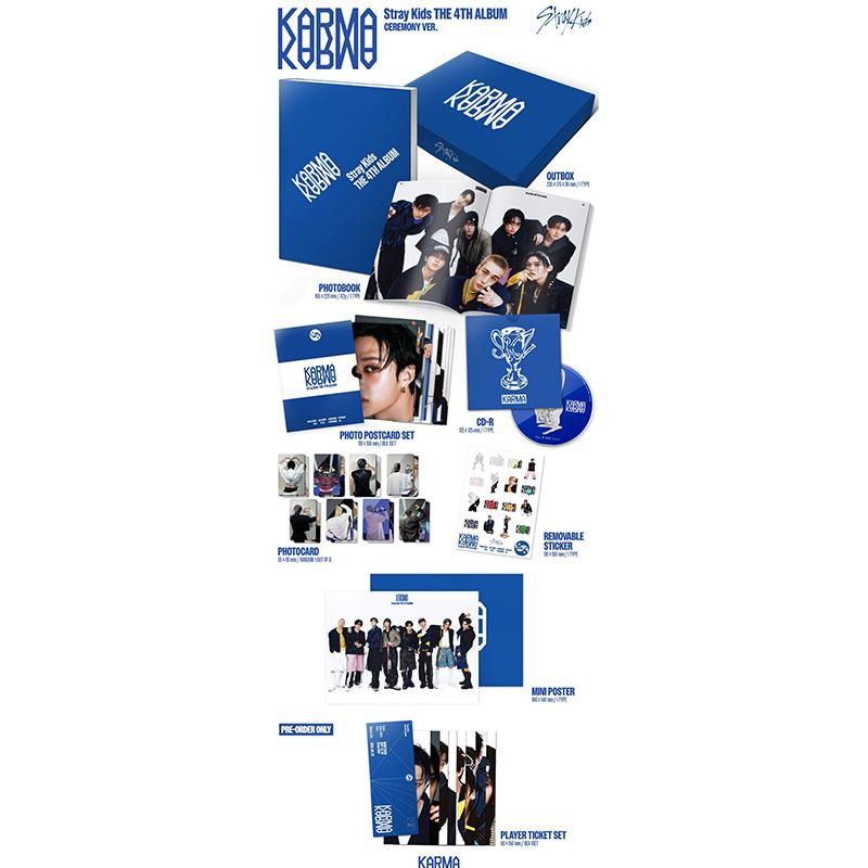 [Pre-order] Stray Kids - the 4th Album [KARMA] SET 5EA
