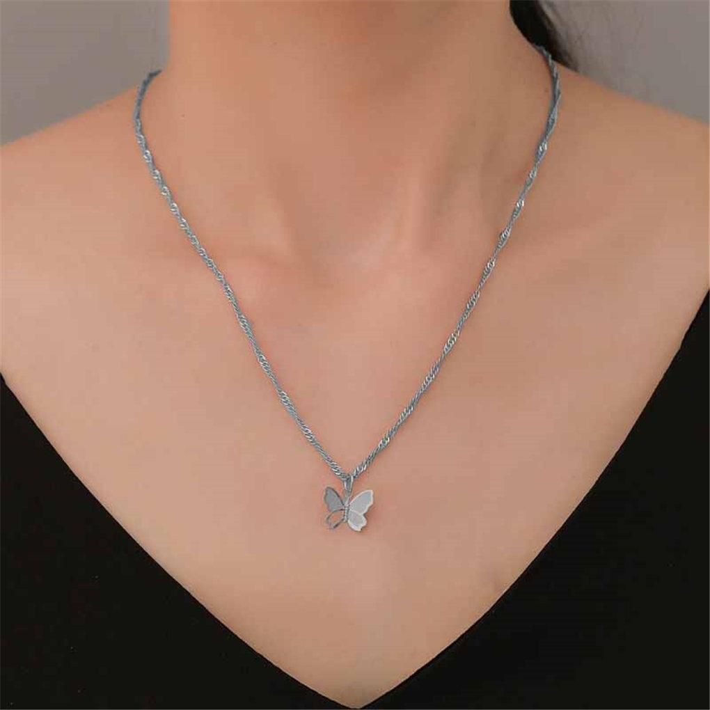Clavicle Necklace Animal Shape Pendant Charm Neck Chain Jewelry Gift for Women Girls