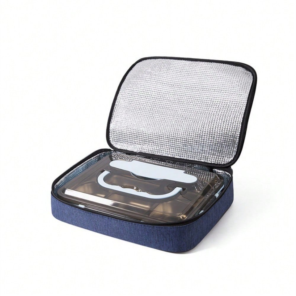 Waterproof thermal insulation bag, handbag, lunch box bag, bento, office workers  thickened with rice bags to go out with thermal insulation bags