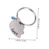 TENDYCOCO Heart Charm Keychain, Thin and Lightweight, 6.5cm, Women's, Stylish, Matching Gift, Anniversary, Birthday