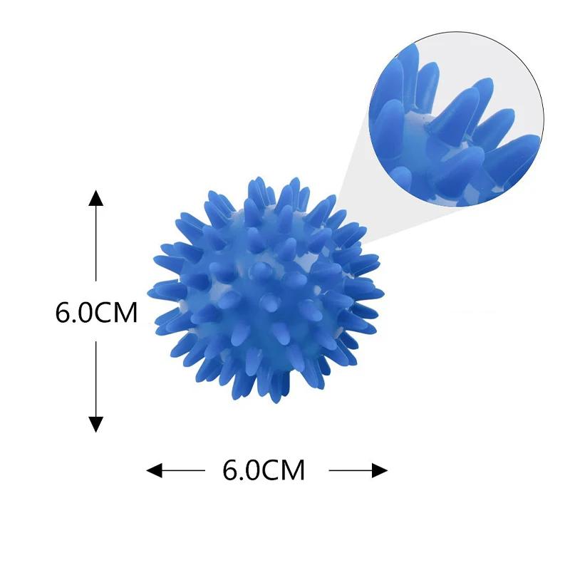 6cm Massage Balls Trigger Point Sport Fitness Hand Foot Pain Relief Plantar  Hedgehog Fasciitis Reliever Muscle Soreness Relief