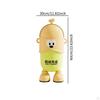 Trash Can Garbage Container Cute Waste Bin Standing Wastebasket with Flip Lid for Kitchen Study Room