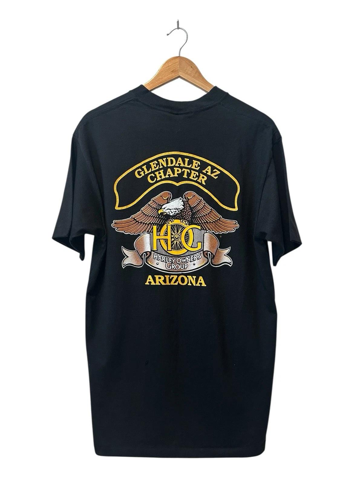 Vintage Harley Owners Group T Shirt Men’s Large Glendale Arizona USA Davidson 4XL
