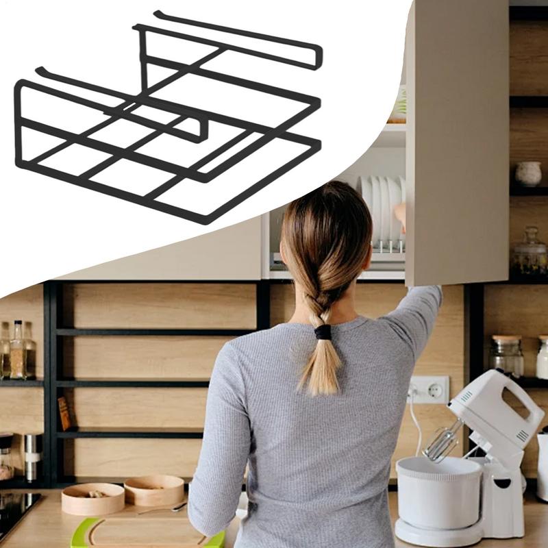 Cutting Board Organizer Pot Lid Storage Chopping Board Holder Metal Kitchen Accessories Under Cabinet Display Stand Space Saving