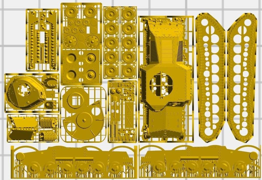 Firestarter 1/48 Japanese Type 97 Chi-Ha Medium Tank (Old Turret, Old Body) 3D Printer Kit (FS-JPN1_48) (Tank)