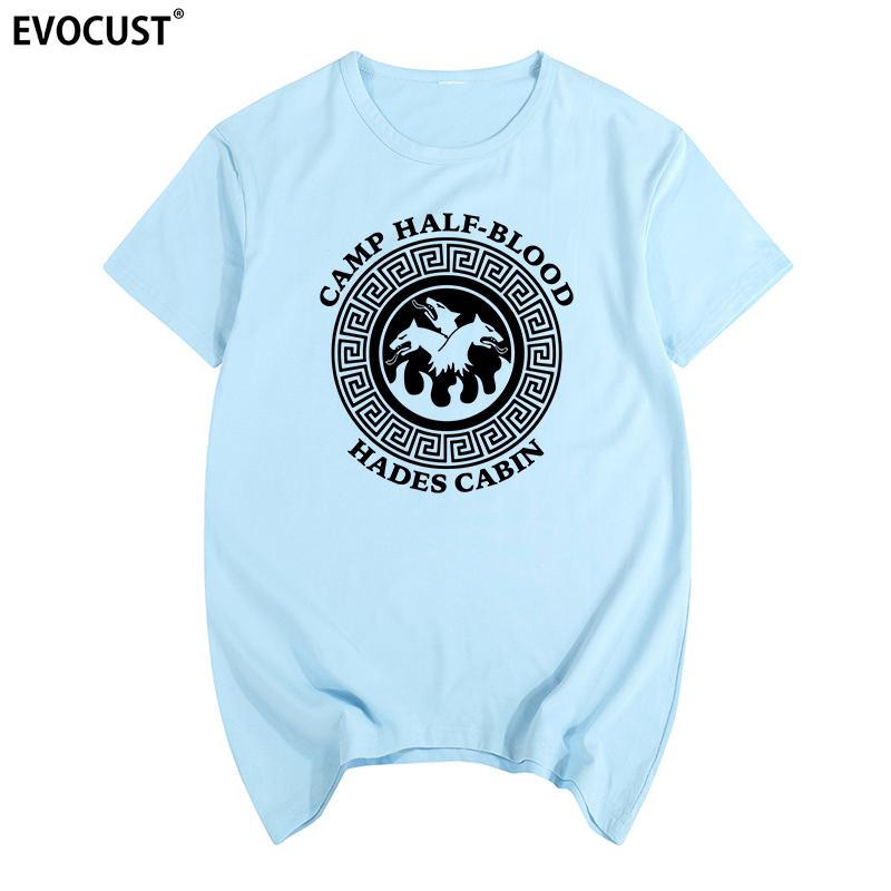 Camp Half Blood Hades Cabin Percy Jackson Harajuku Unisex T-shirt Cotton Men T shirt New women TEE