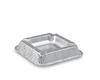 Aluminum Ashtray 100 Pcs Square | 39-12