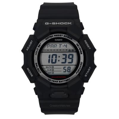 G-Shock Digital Bio-Based Black Resin Strap Black Dial Quartz GD-010-1 200M Men's Watch