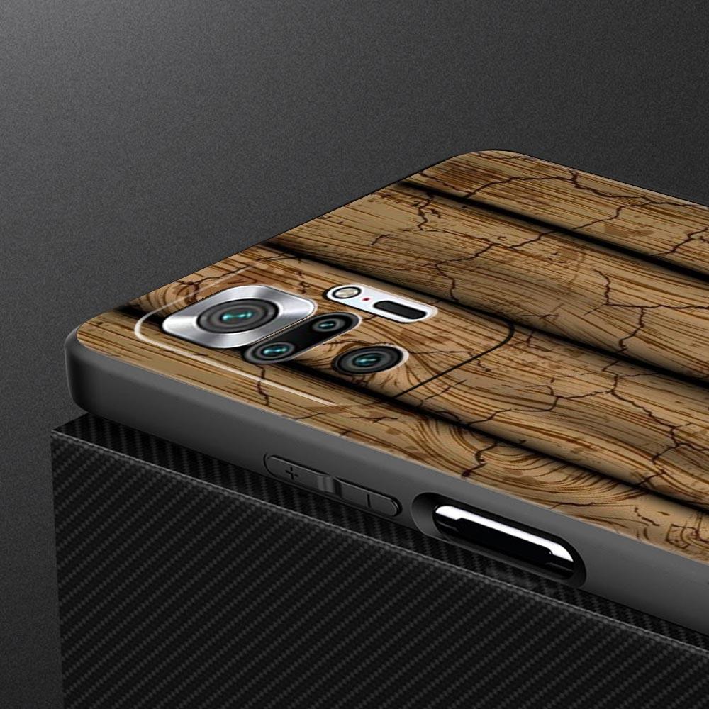 Luxury Vintage Wood Grain Pattern Phone Case Cover for Redmi 14C 10C Note 15 14 13 12 10 11 K40 Pro Plus 5G Soft TPU Shell Bags