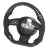 Carbon Fiber Steering Wheel Nappa Perforated Leather Fit for B8.5 RS3 RS4 RS5 RS6 RS7 20132016