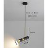 Lamp Creative Led Pendant Light Single Head 5w Black Rotatable Angle Hanging Lamp Ceiling Downlights For Bedroom Bar Counter