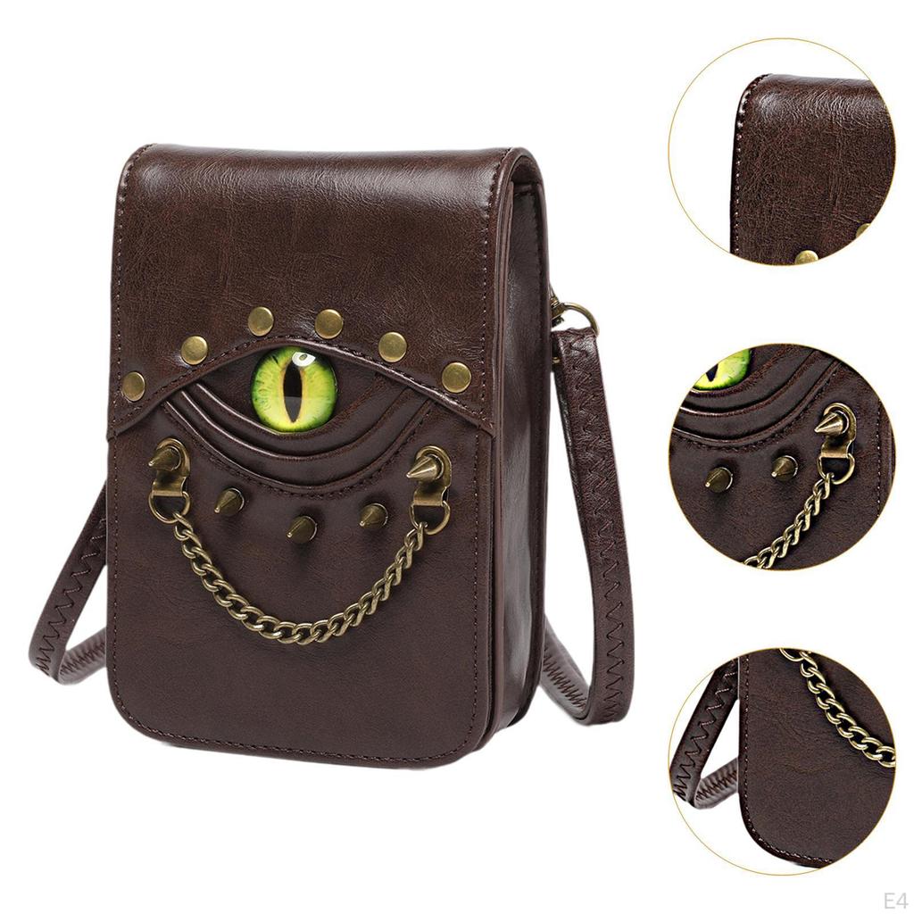 Phone Purse for Women Men Lightweight Bag Rivets