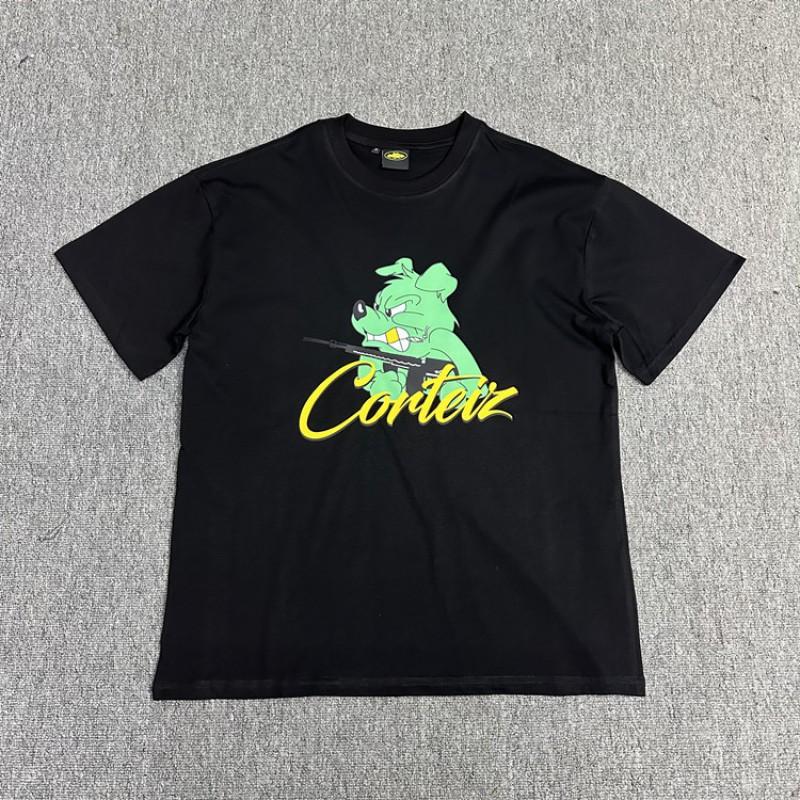 Corteiz Alcatraz Print Tee Unisex Streetwear Hip Hop Skateboard Casual Cotton T-Shirt Loose Fit