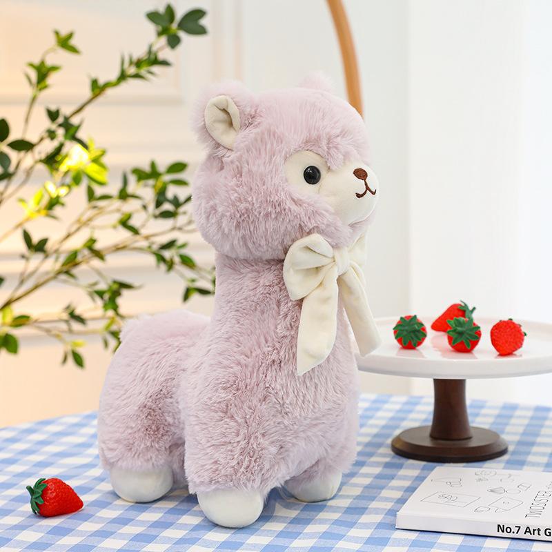 Cream Alpaca Plush Toy Cute Cute Children Doll Doll To Give Girlfriend Qixi Festival Gift Pillow