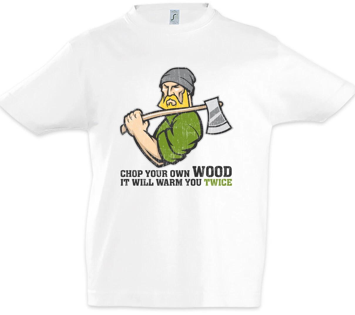 Chop Your Own Wood Kids Boys kids boys T-Shirt Lumberjack Wood Making Woodworker 110