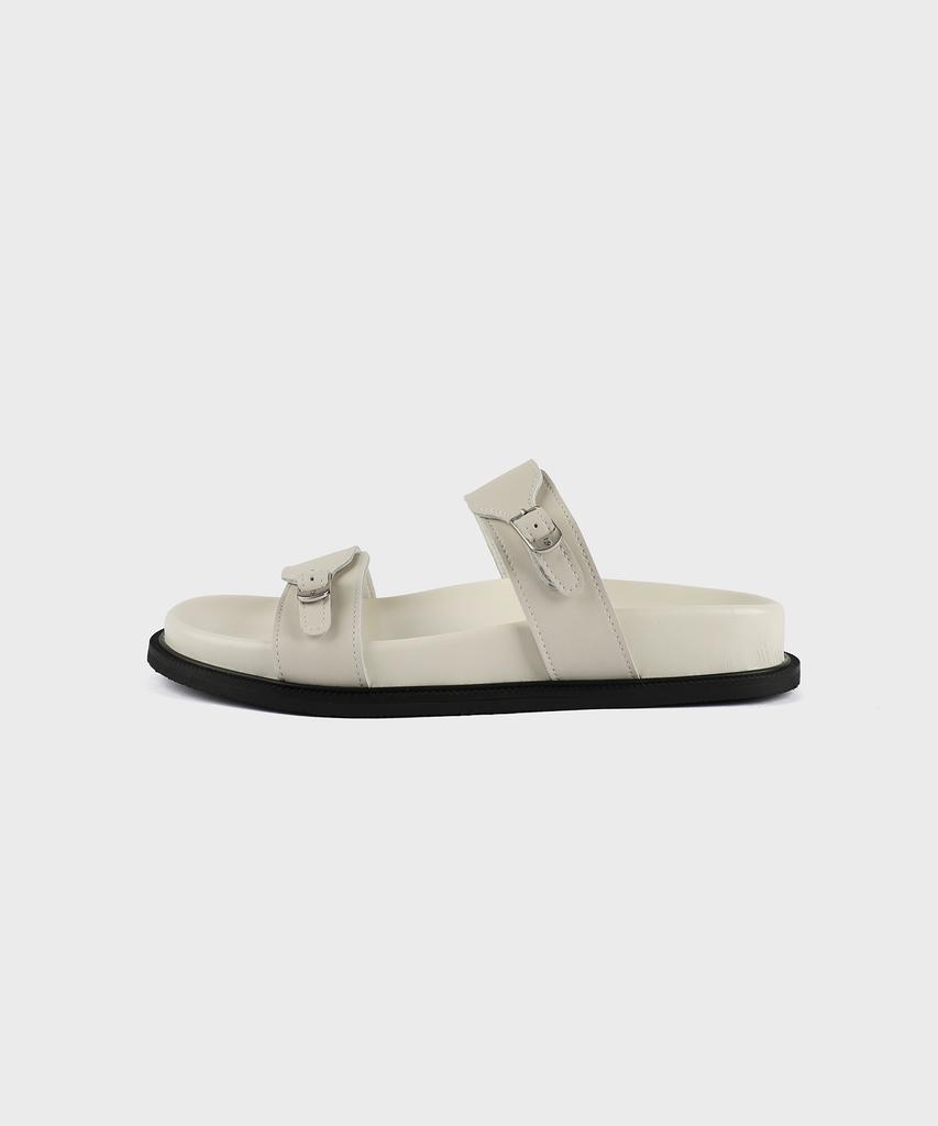Moodnight Aron 2-Belted Platform Slide Slipper Sandals - 3 Colors