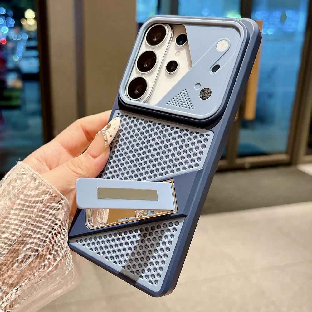 Heat Dissipation Bracket Phone Case For Samsung Galaxy S26 S25 S24 S23 Ultra A56 A36 A37 A06 A16 A17 A26 A57 Protection Shell