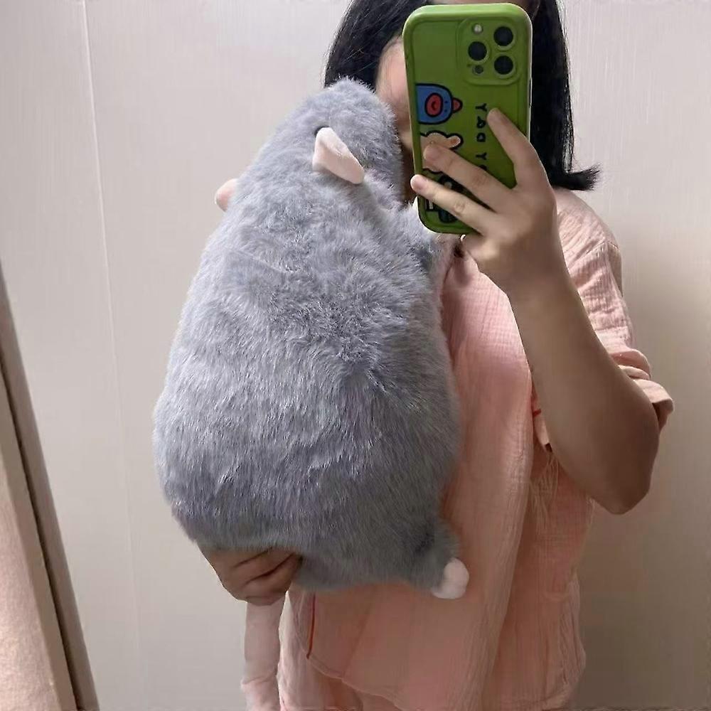 Flower Rat Doll Simulation Big Rat Plush Toy Pillow Cute Funny Guinea Pig Girl Boyfriend Birthday Gift