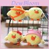Cute Chick Plush Keychain Soft Stuffed Animal Bag Charm Gift For Kids Teens Room Decor