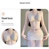 Seaside Lace Four-Piece Swimsuit Set with Sun-Protective Cover-up and Fairy Layer Bikini