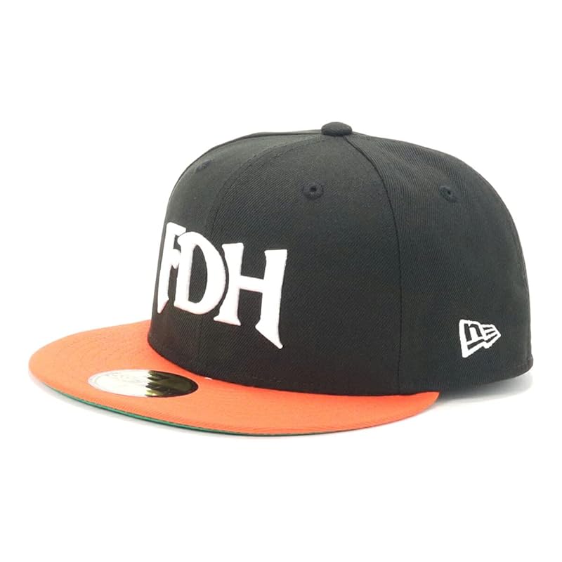 

[New Era] cap japan professional baseball hat Fukuoka Daiei Hawks 7 3/8 5950 NPB FUDHAWCL BLK/ORANGE 25J