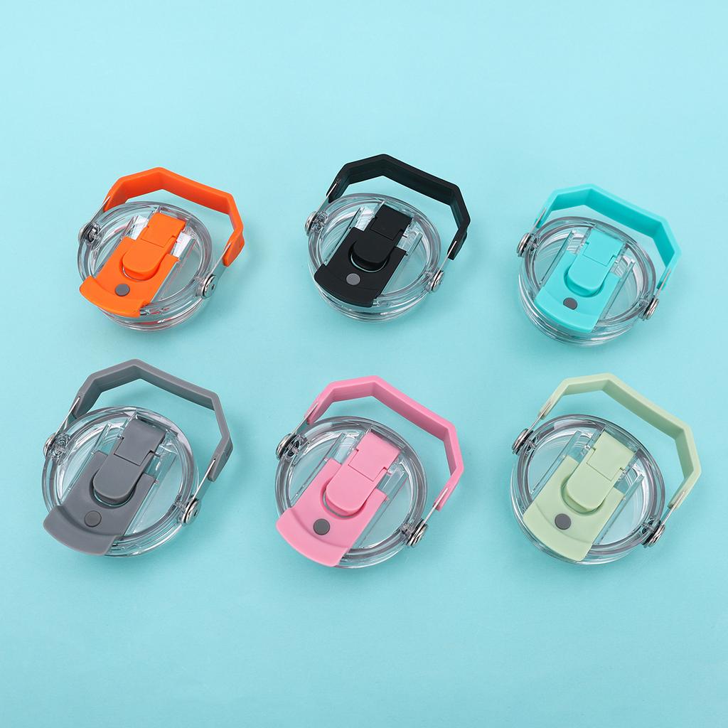 30-ounce Car Cup Double Drinking Cap Sealed Leak-proof Portable Handle Cover Transparent Hand-held Leak-proof Sealed Insulated