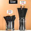 50/500/3000PCS Black Straws Flexible Drinking Straws Curved Bendable Plastique Drink Tube Straw Wedding Bar Party Accessories