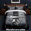Set Biancheria da Letto Design Las Vegas Raiders 1 Copripiumino + 2 Federe Morbido Traspirante Biancheria da Letto per la Casa