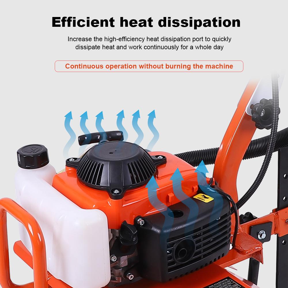 2 Stroke 4 Stroke Gasoline Cultivator Multi-function Gasoline Rotary Tiller Machinery Agricultural Garden Tools for Farm