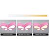 50cm Cartoon Butterfly Ceiling Light, Dimmable LED Ceiling Lamp, Creative Butterfly Shape Lighting Fixture, No Remote Control