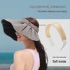 Beneath the Banana Women's Black Glue Shell Visor Sun Hat BM532