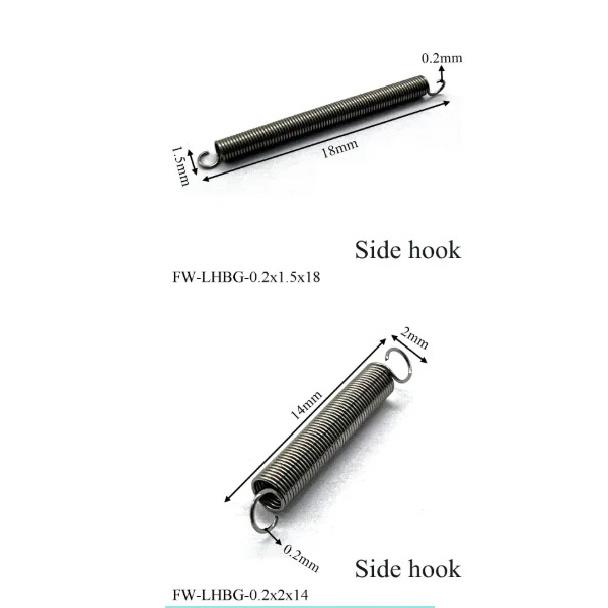 10PCS  Wire 0.2mm Length 5-50mm Stainless Steel  Mini Spring  DIY Mechanical Samll  Tension Spring