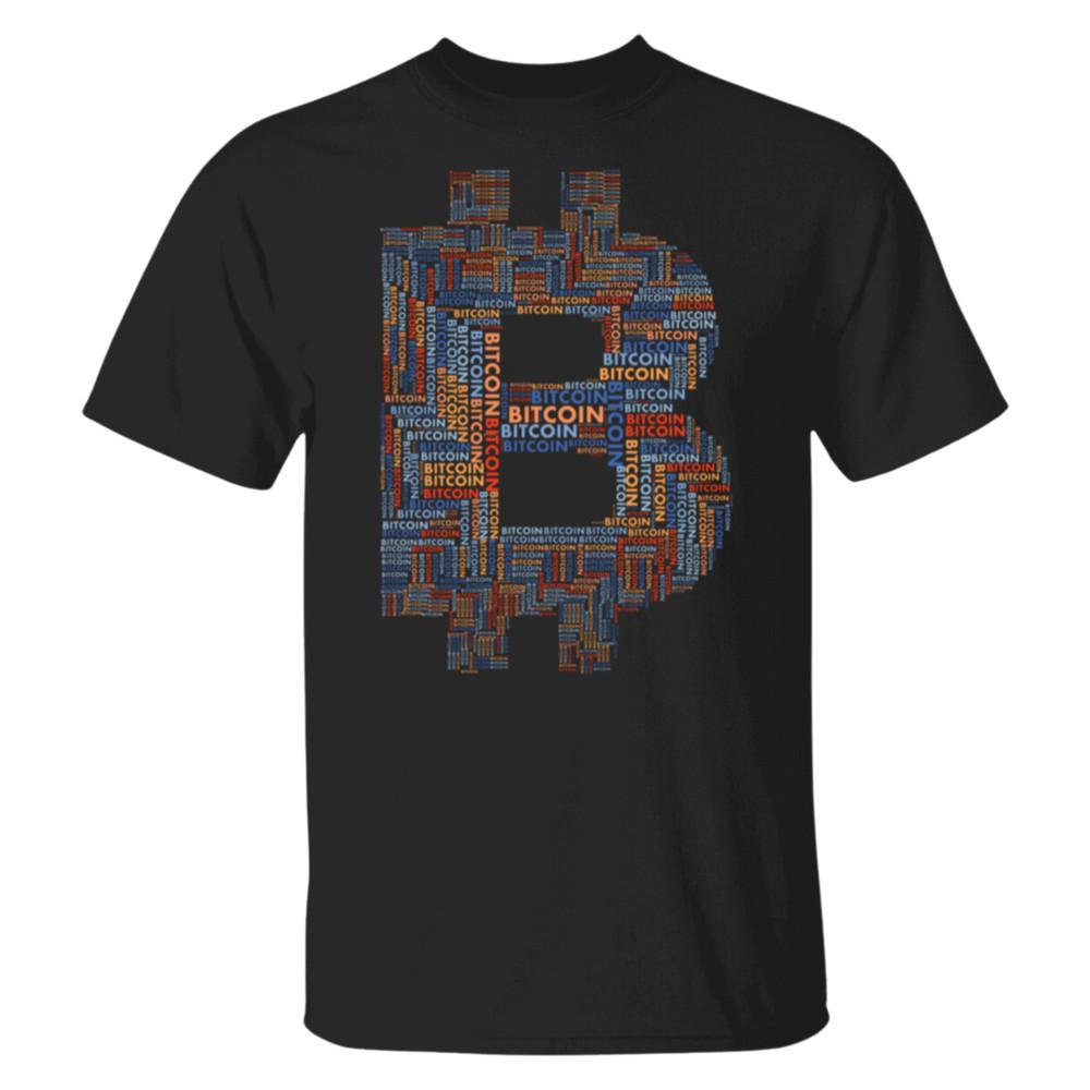 Bitcoin BTC Crypto Cryptocurrency Altcoin HODL Black T-Shirt UPC253 Unisex T-Shirt S