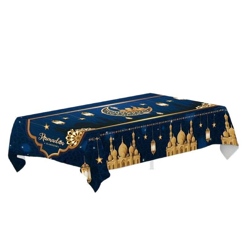 Temu Middle East Moon Festival Tablecloth Zhai Party Decoration Light Luxury Premium Sense Free Labeling Jit