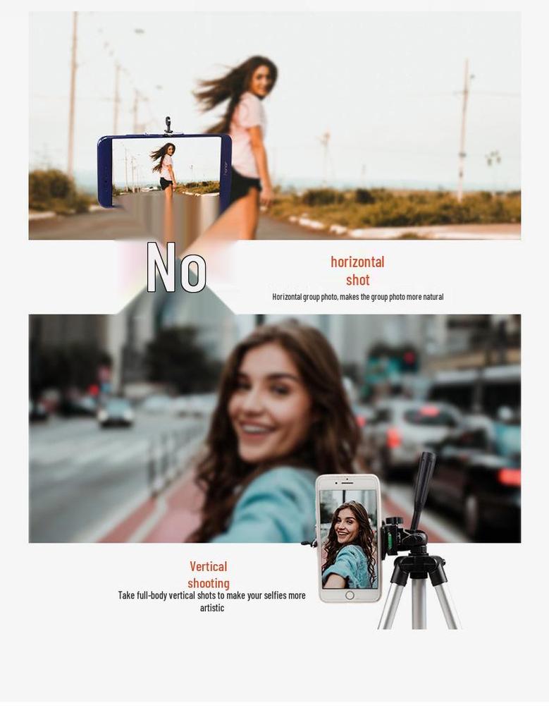 Compact Camera Tripod & Mobile Phone Holder for Selfie, Live Streaming, and Photography