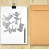 Metal Die Cut Embossing Molds Molds Ballet Girl Cutting Dies for Photo Card Scrapbooking Decorations