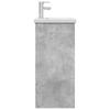 Bathroom Cabinet with Washbasin Concrete Grey 42 x 40 x 84.5 cm