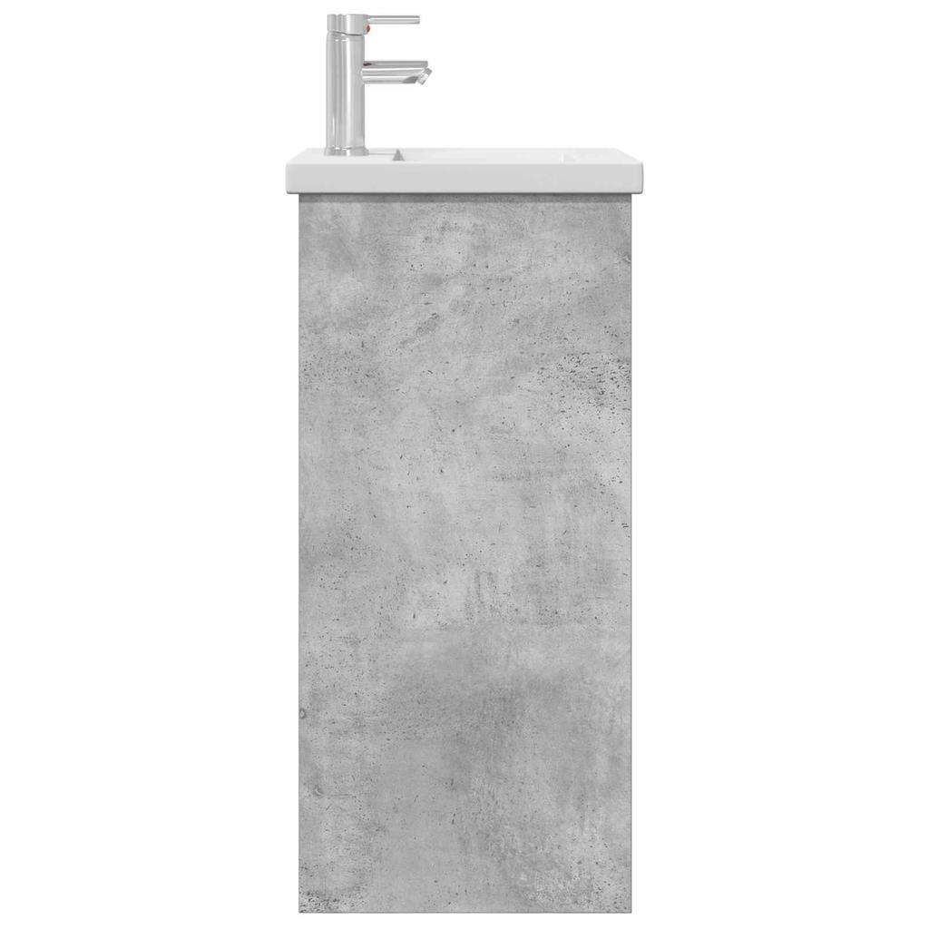 Bathroom Cabinet with Washbasin Concrete Grey 42 x 40 x 84.5 cm