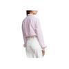 Polo Ralph Lauren SS23 Striped Badge Embroidered Single-Breasted Long Sleeve Shirt Women Shirts Light-Pink WMPOSHTNDO20394-999