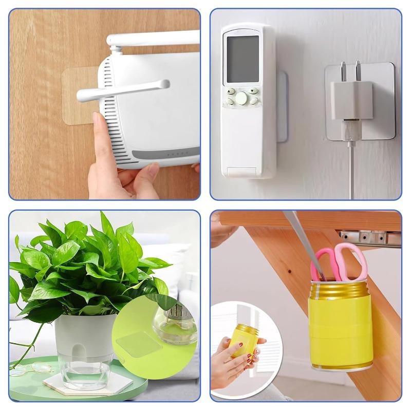 100/10 ks Super silné oboustranné samolepky omyvatelné vodotěsné nezanechávající stopy nano páska průhledné nástěnné samolepky pásky nástroje