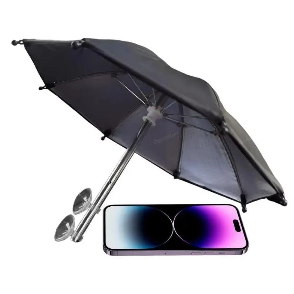 Anti-Glare Mobile Phone Umbrella 2 Suction Cup Cell Phone Sun Shade Cover Phone Sunshade Outdoor