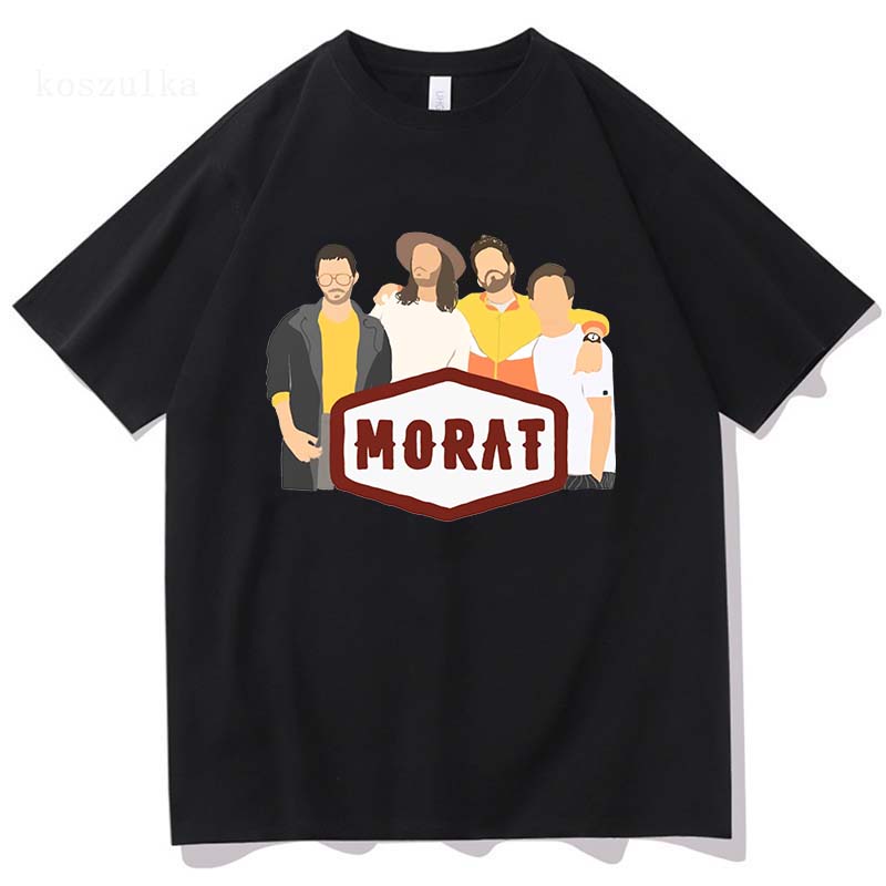 Funny Morat Si Ayer Fuera Hoy US Tour T Shirts Men/women Clothing Sweatshirt Retro Vintage Summer Tops Cotton Harajuku T Shirt