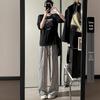 Women's Summer 2025 Striped High-Waisted Wide-Leg Casual Pants