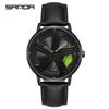 China Factory Mens Quartz Watch Sanda 1106 Original Stainless Steel Band Water Resist Chronograph Luminous Casual Watches