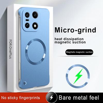 Slim Bezels Magsafe Magnetic Case for OnePlus 15 13s 13T 13R 13 12 12R 11R One Plus Ace 5 3V 3 Ultra Thin Camera Protect Cover